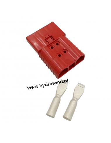 Wtyczka czerwona 2 pinowa - zasilanie