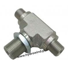 Złącze trójnikowe 1x3/8" 2x1/4" Zepro