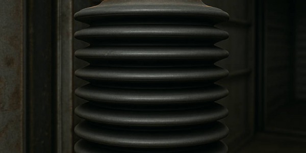 Osłony siłownika (harmonijkowe) – ochrona przed brudem i uszkodzeniem. 